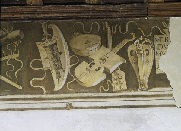 Giorgione, Attribute der Musik van 