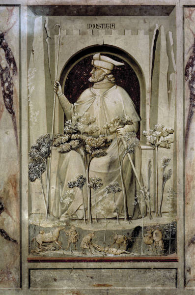 Giotto, Injustitia van 