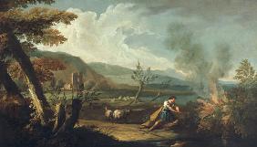 G.Diziani, Landschaft mit Moses...