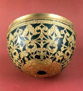 Gold openwork for a varnished bowl from Schwazenbrach Celtic art, 5th century BC