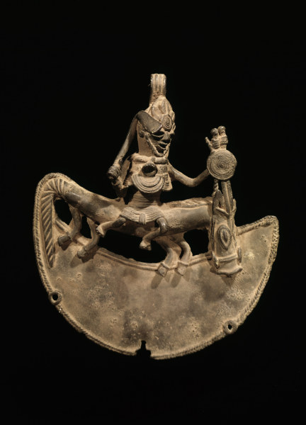 Horse Rider / Benin, Nigeria / Bronze van 