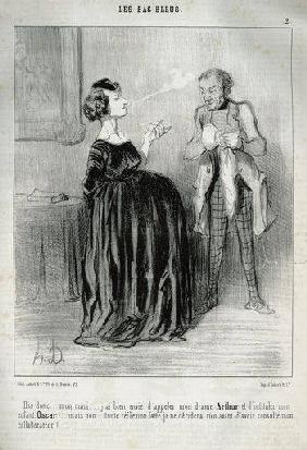 H.Daumier, Dis donc.. mon mari..