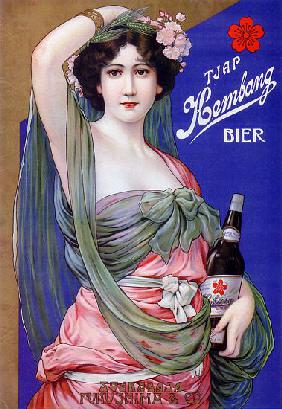Japan: Advertising poster for Kembang Beer