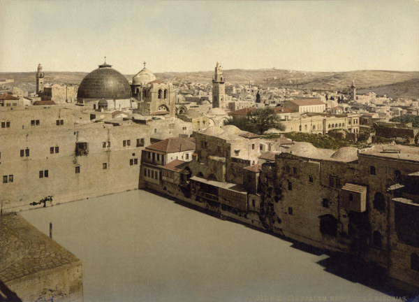 Israel, Jerusalem, The Pool of Hezekiah van 