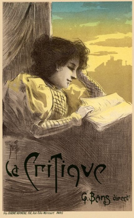 Journal La Critique (Poster) van 