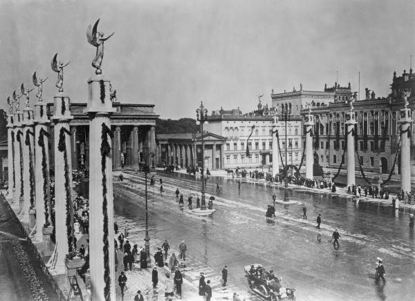 Jubilaeum Wilhelm II,Pariser Platz/Foto van 