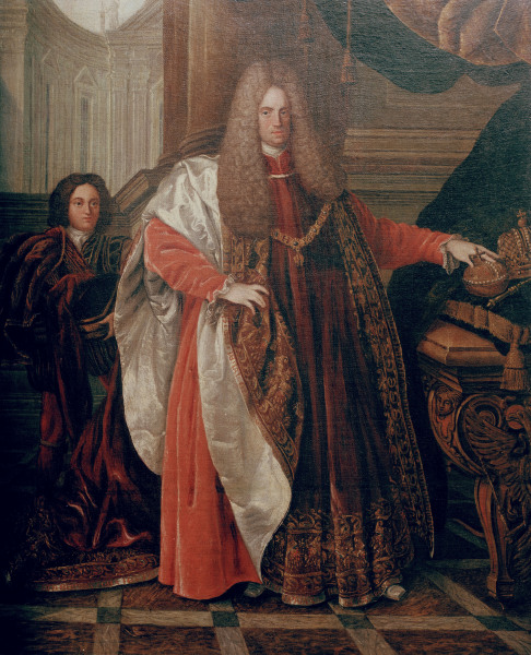 Emperor Charles VI , Anon. painting van 