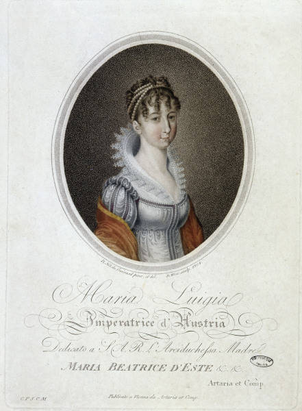 Kaiserin Maria Ludovica / nach Guerard van 
