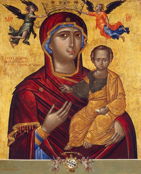 L.Mosco, Maria mit Kind van 
