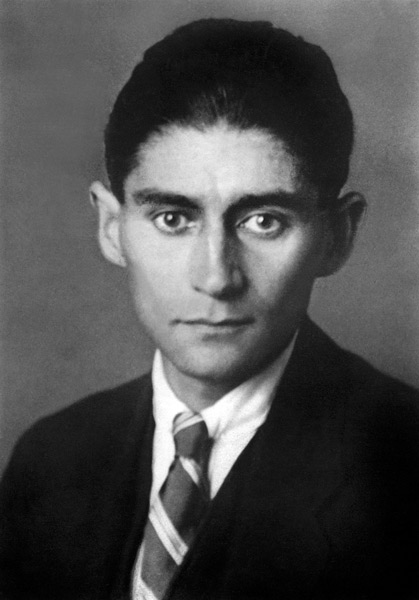 last photo of czeck writer Franz Kafka van 