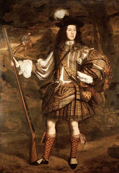 A Highland Chieftain: Portrait Of Lord Mungo Murray (1668-1700) van 
