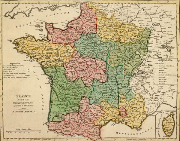Map of France 1794 van 