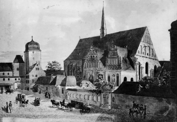 Leipzig, Pauliner Church/Etch.by Schwarz van 