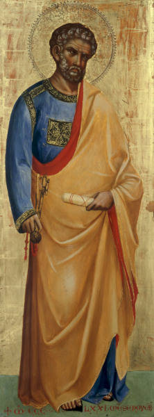 Lorenzo Veneziano, Apostel Petrus van 