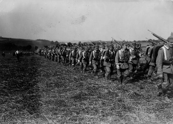 Marschierende Infanterie/Haeckel 1913 van 