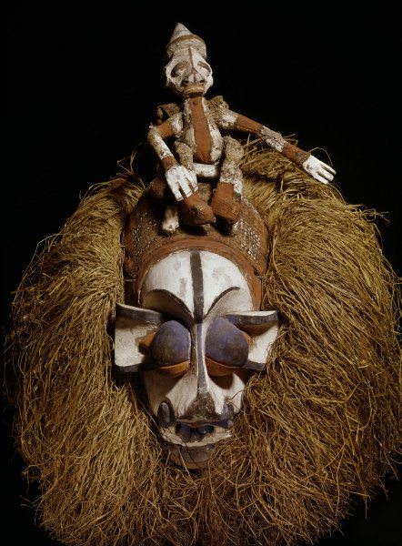 Maske, Yaka, Kongo / Holz van 