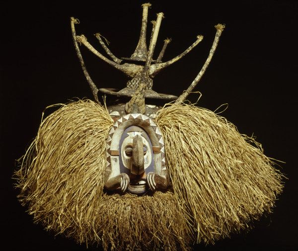 Maske, Yaka, Kongo / Holz van 