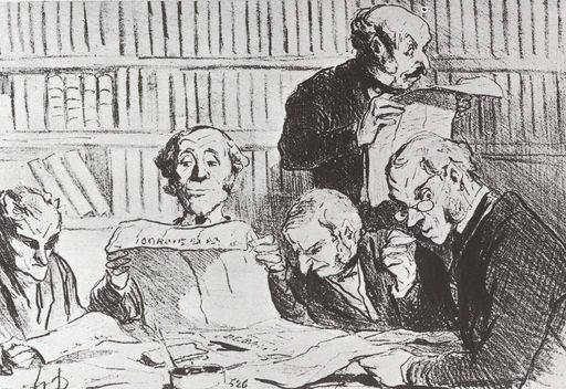 Ministerkonferenz / Honore Daumier van 