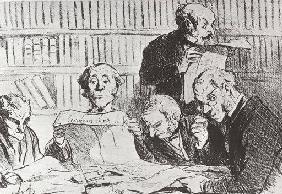 Ministerkonferenz / Honore Daumier