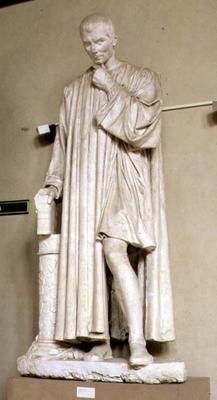 Machiavelli, sculpture by Lorenzo Bartolini (1777-1850) (plaster) van 
