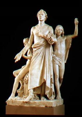 Monument to Leon Battista Alberti, sculpture by Lorenzo Bartolini (1777-1850) (plaster) van 