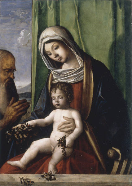 N.Rondinelli, Maria mit Kind u.Hieronym. van 