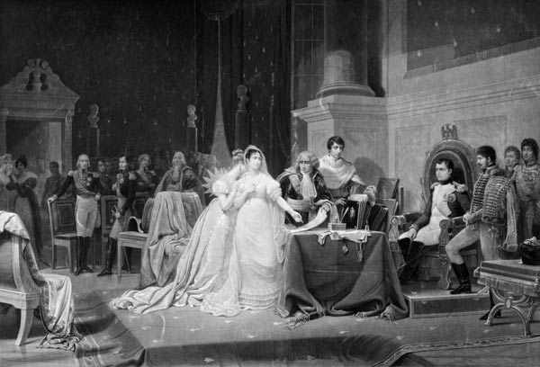 Napoleon, Scheidung Josephine / Schopin van 