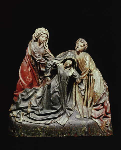 Ohnmacht Mariae / Skulptur, 15.Jh. van 