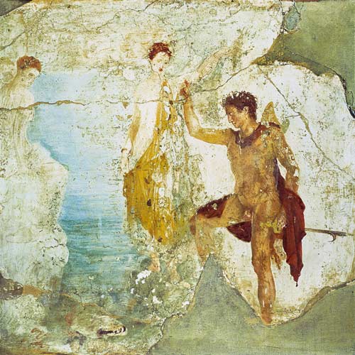 Perseus befreit Andromeda aus dem Haus der fünf Skelette van 