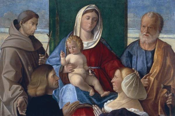 Pietro Duia, Maria mit Kind.. u.Stifter van 