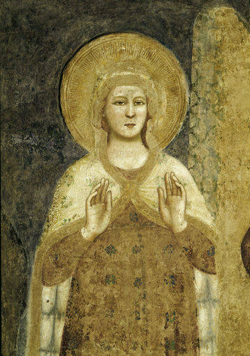 Pomposa, Maria / Fresko von Pietro da R. van 