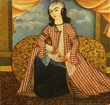 Portrait Of A Young Man Dressed As A Woman van 