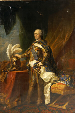 Portrait Of King Louis XV Of France And Navarre van 