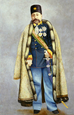 Portrait Of Muzaffar Al-Din Shah Qajar van 