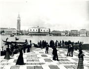Panorama from the Molo of the Island of San Giorgio (b/w photo) 1880-1920