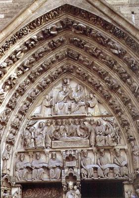 Portal of the Virgin, west facade, c.1155-c.1235 (photo) van 