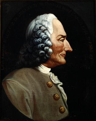 Portrait of Jean-Philippe Rameau (oil on canvas) van 