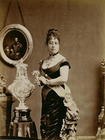 Queen Emma (1836-85) (sepia photograph)