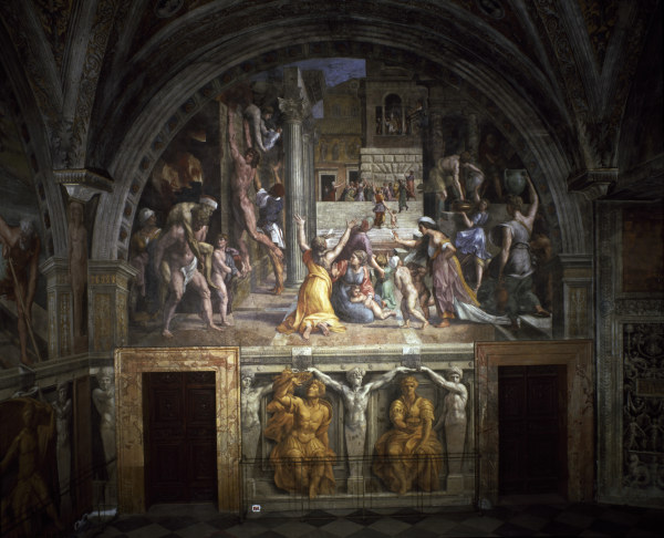 Raphael / The fire in the Borgo / c.1514 van 
