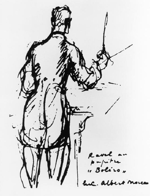 Ravel conducting the Bolero van 