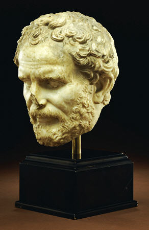 Roman Marble Portrait Of Demosthenes van 