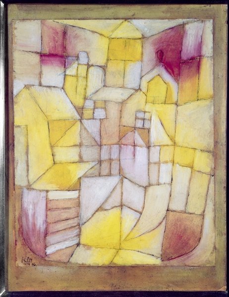 Rose-Jaune, 1919 (oil on paper)  van 