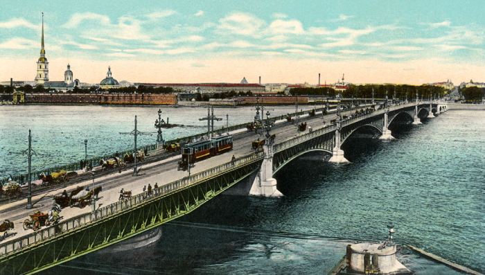 St Petersburg , Trinity Bridge van 