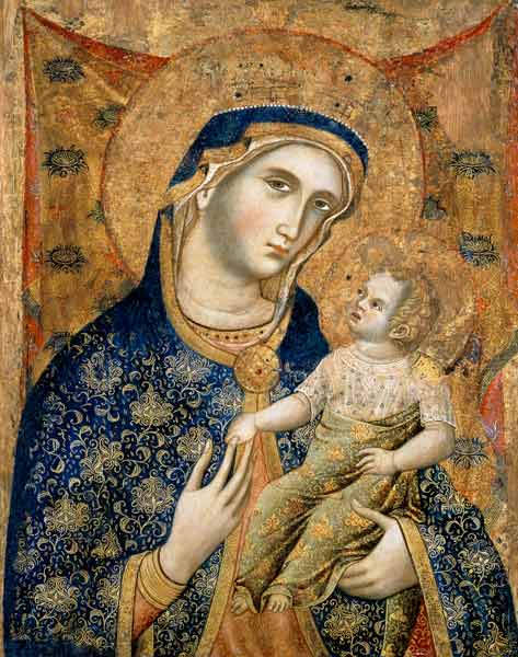 Stefano Veneziano, Maria mit Kind van 
