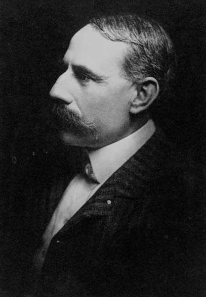Sir Edward Elgar (1857-1934) (b/w photo) van 