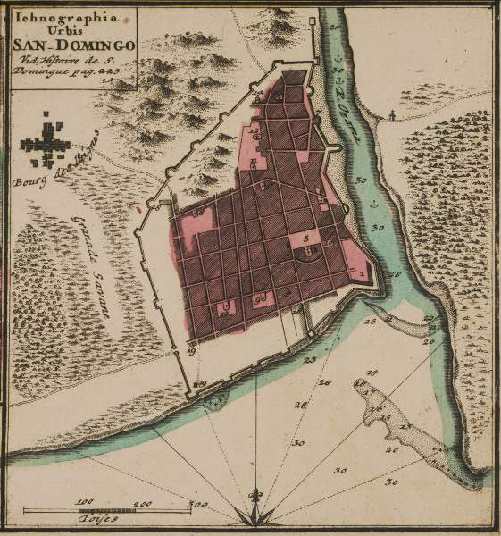 Santo Domingo , Map van 