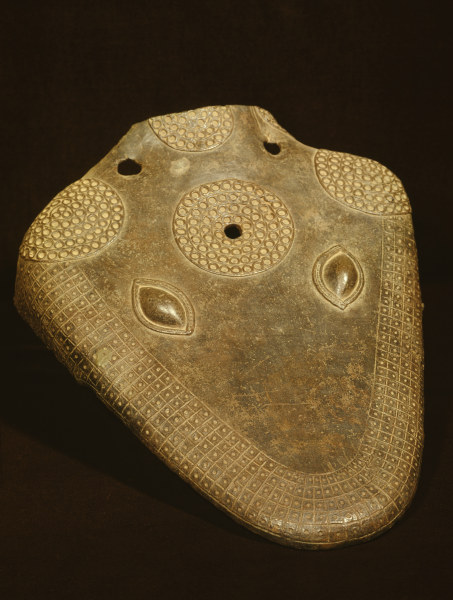 Schlangenkopf, Benin / Bronze van 