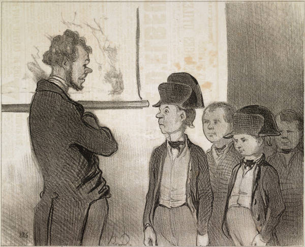 Schule, ...nouvel uniform / H.Daumier van 