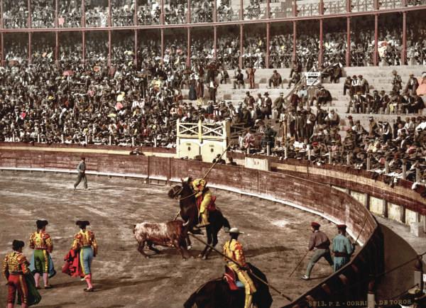 Bullfight in Barcelona van 