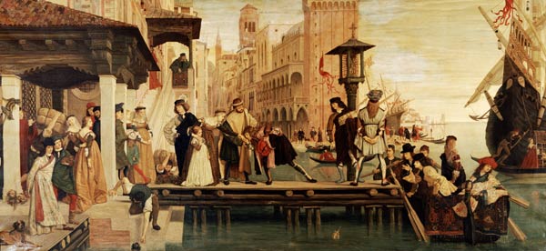 The Departure Of The Prodigal Child From Venice van 